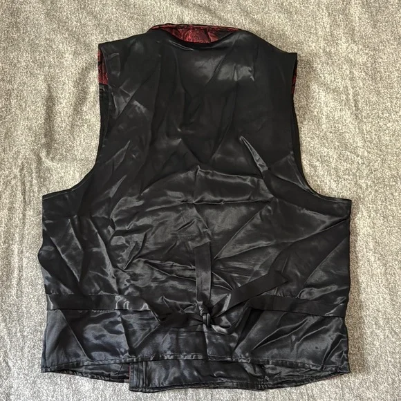 Shrine Aristocrat Vest Steampunk Gothic Tapestry Vest Men’s XL - Picture 11 of 12